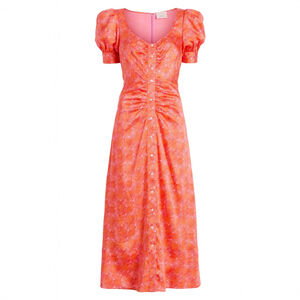 cinq a sept pink velvet dress Cinq a Sept Women's Noah Dress - Red - Size 0